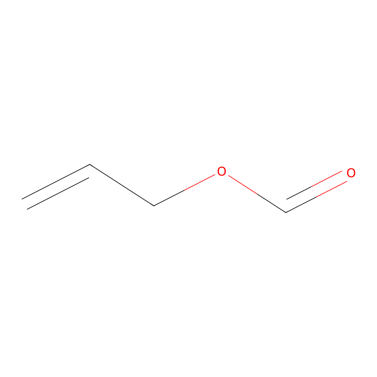 Allyl Formate molecular structure, CAS 1838-59-1