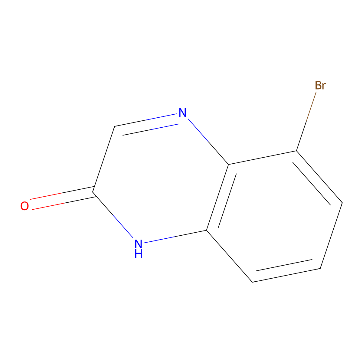5-Bromoquinoxalin-2-ol molecular structure, CAS 183801-93-6