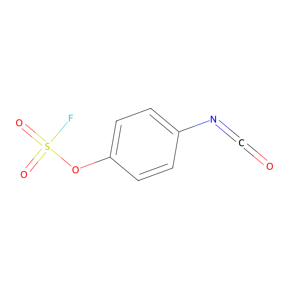 4-Isocyanatophenyl fluoranesulfonate molecular structure, CAS 1838158-91-0