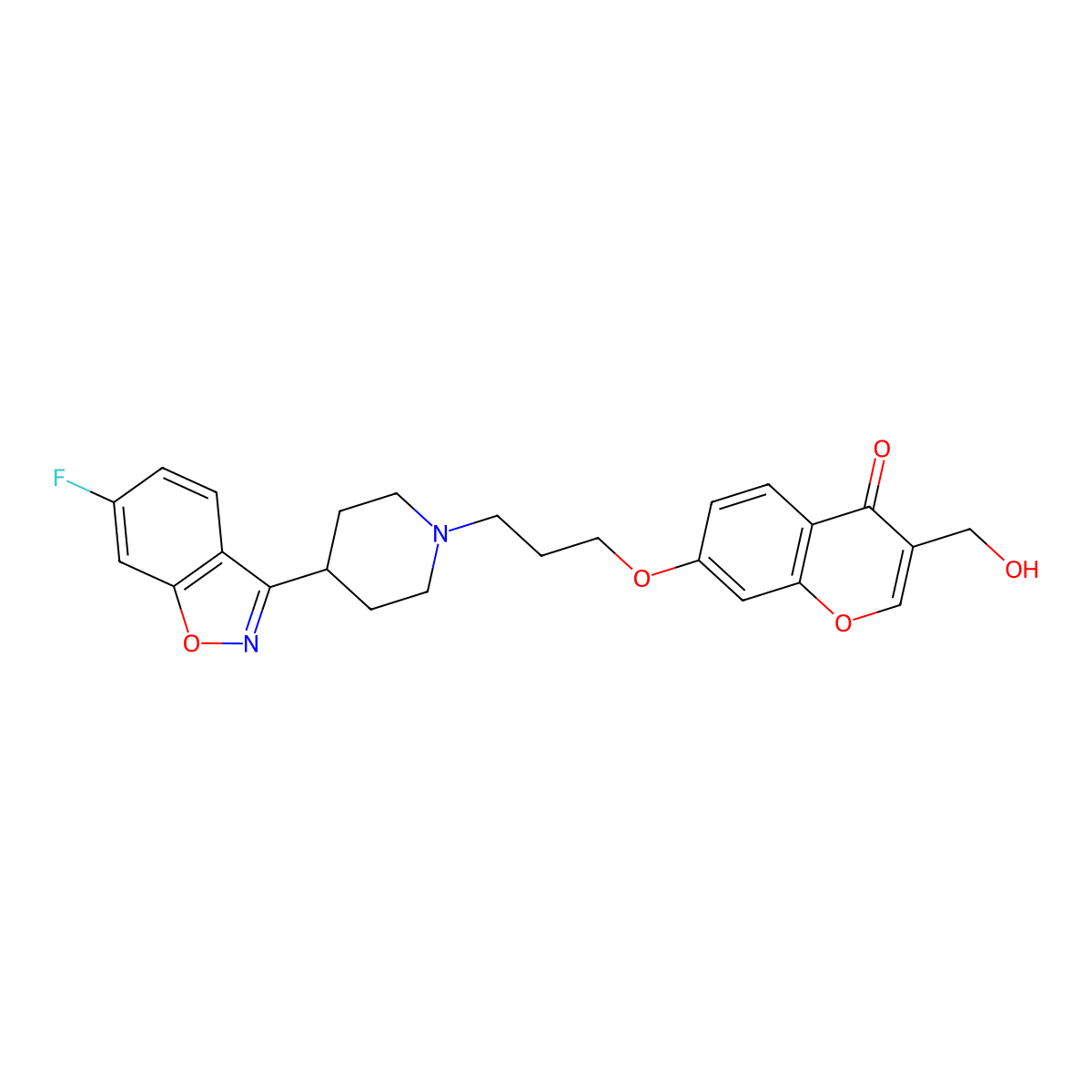 Abaperidone molecular structure, CAS 183849-43-6