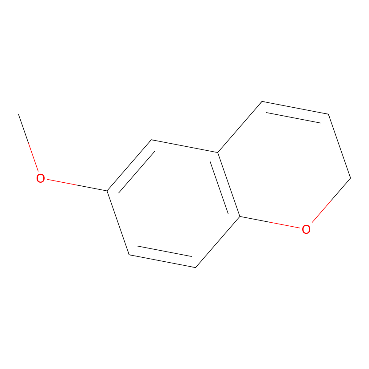 6-Methoxy-2H-1-benzopyran molecular structure, CAS 18385-84-7