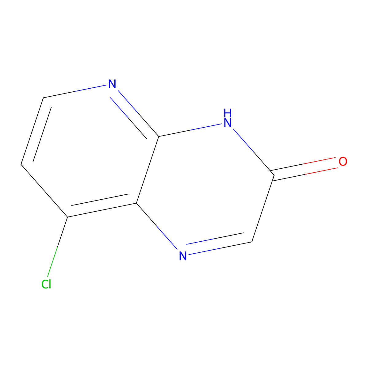 8-Chloropyrido[2,3-b]pyrazin-3(4H)-one molecular structure, CAS 1838674-97-7