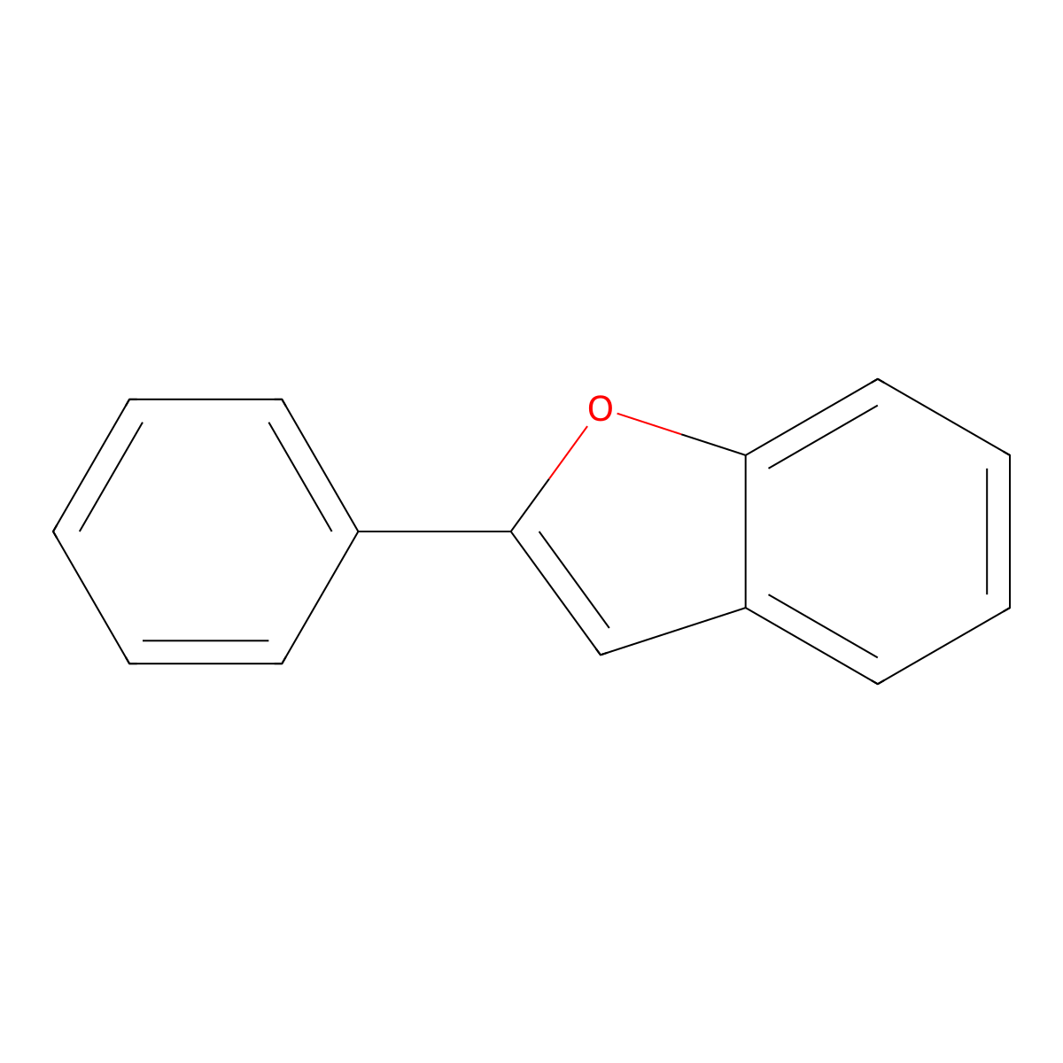 2-Phenyl-benzofuran molecular structure, CAS 1839-72-1
