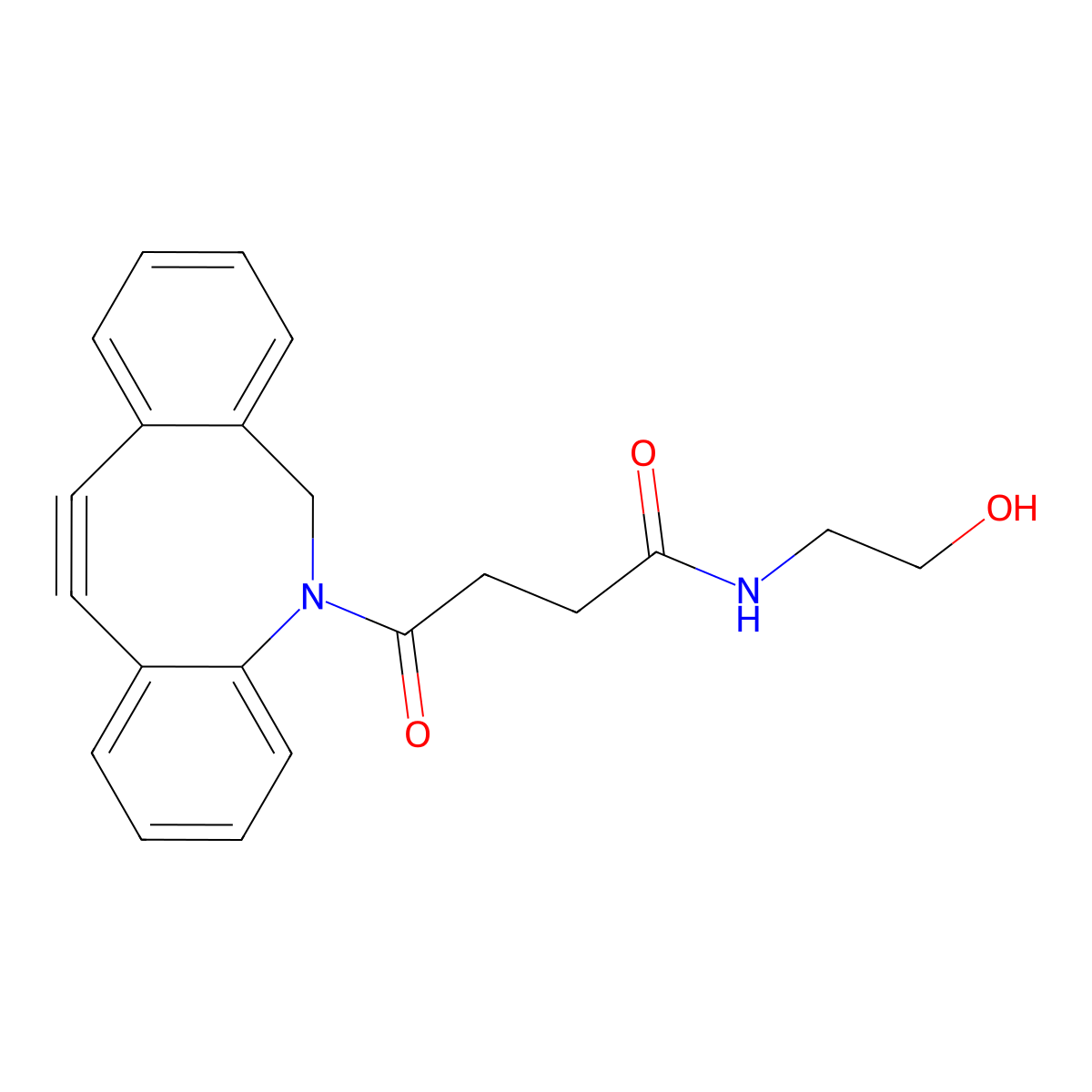 DBCO-C2-alcohol molecular structure, CAS 1839049-33-0