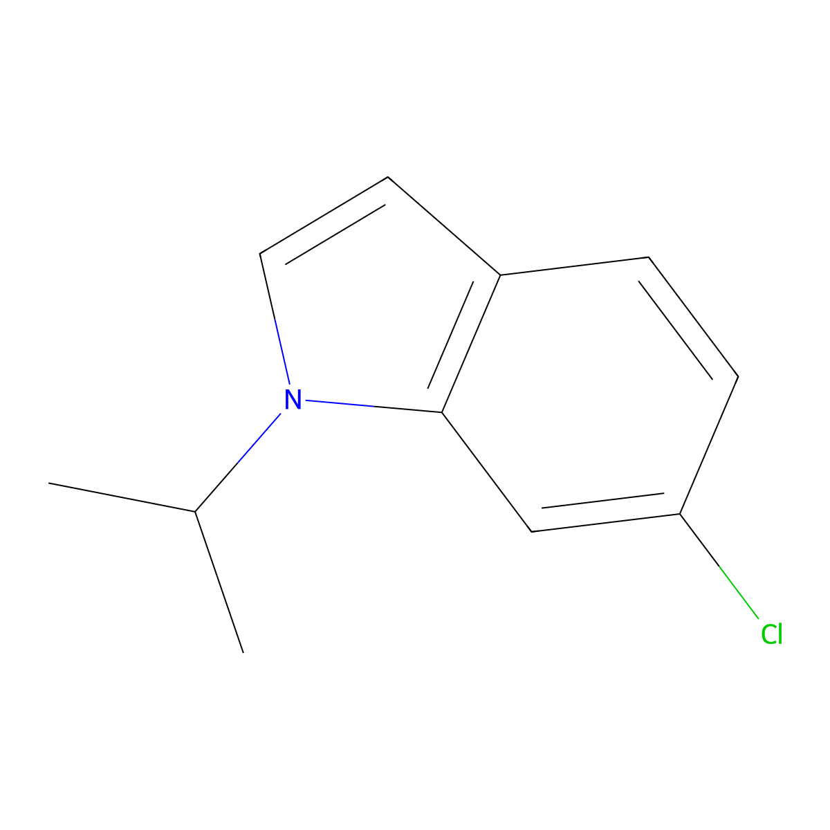 6-Chloro-1-isopropyl-1H-indole molecular structure, CAS 1839121-66-2