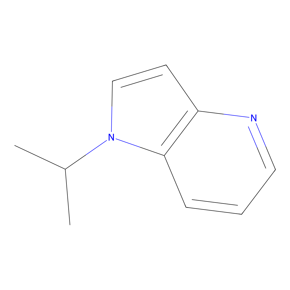 1-(propan-2-yl)-1H-pyrrolo[3,2-b]pyridine molecular structure, CAS 1839121-69-5