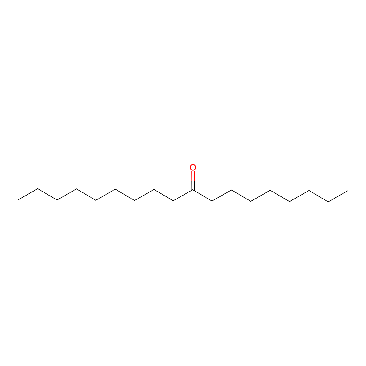 9-Octadecanone molecular structure, CAS 18394-00-8
