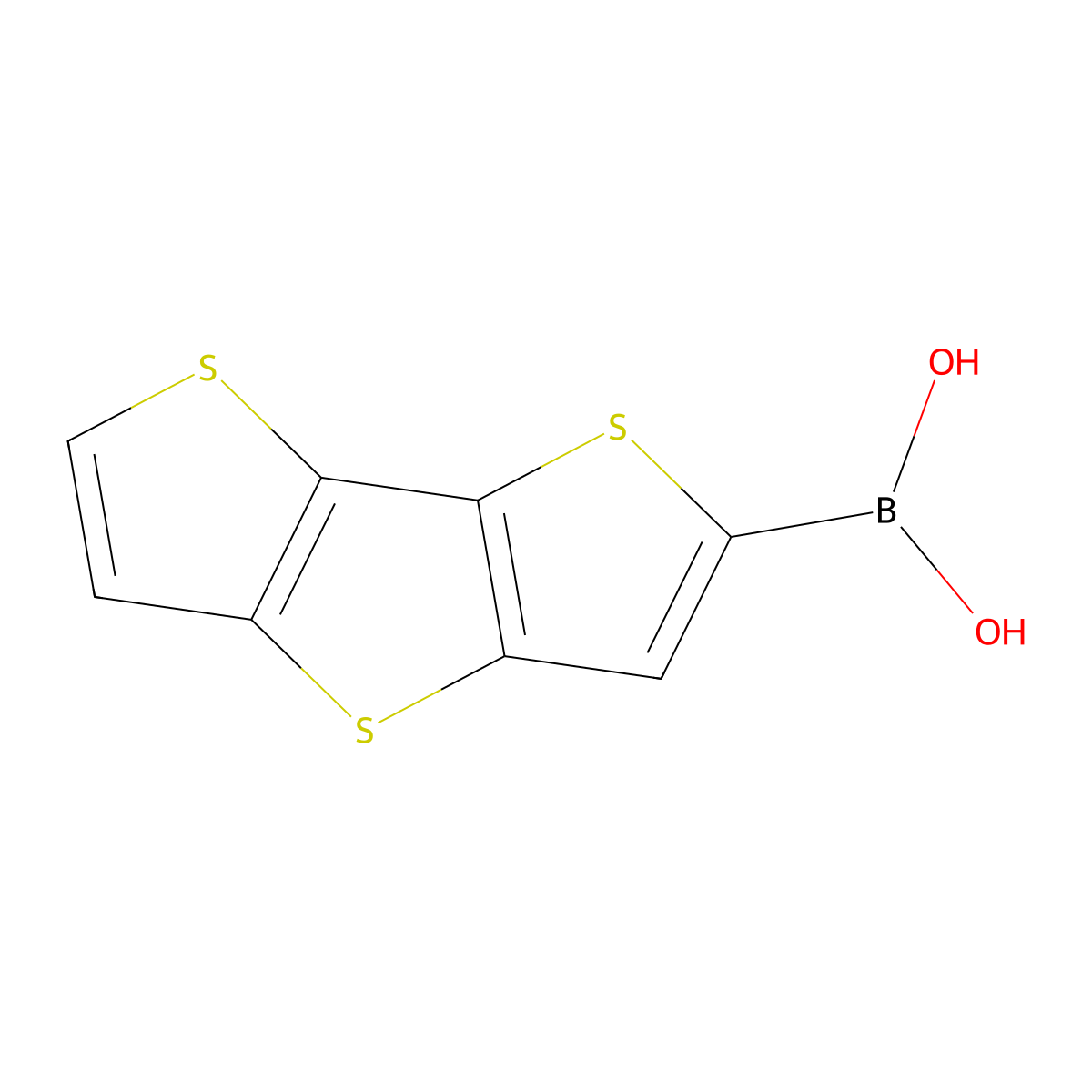 Dithieno(3,2-b:2',3'-d)thiophene-2-boronic Acid (contains varying amounts of Anhydride) molecular structure, CAS 183960-95-4