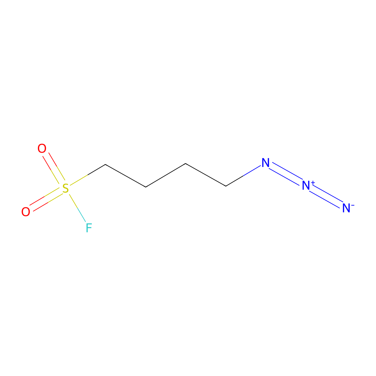 1-Butanesulfonyl fluoride, 4-azido- molecular structure, CAS 1839620-80-2