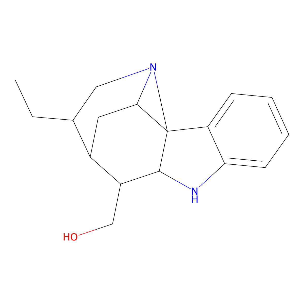 (+)-Geissoschizoline molecular structure, CAS 18397-07-4