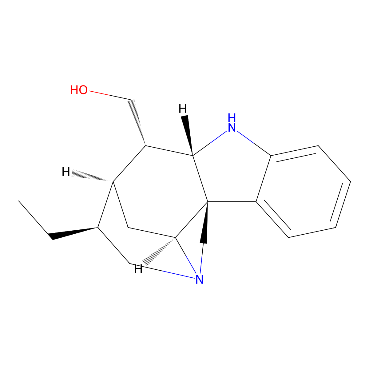 (+)-Geissoschizoline molecular structure, CAS 18397-07-4