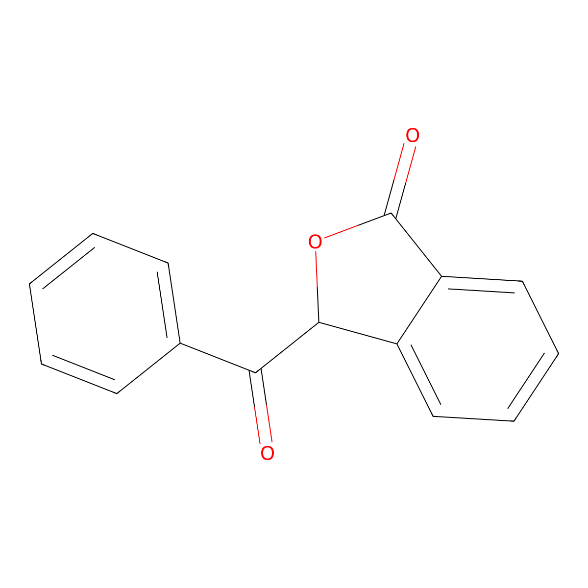 3-Benzoylphthalide molecular structure, CAS 18398-22-6