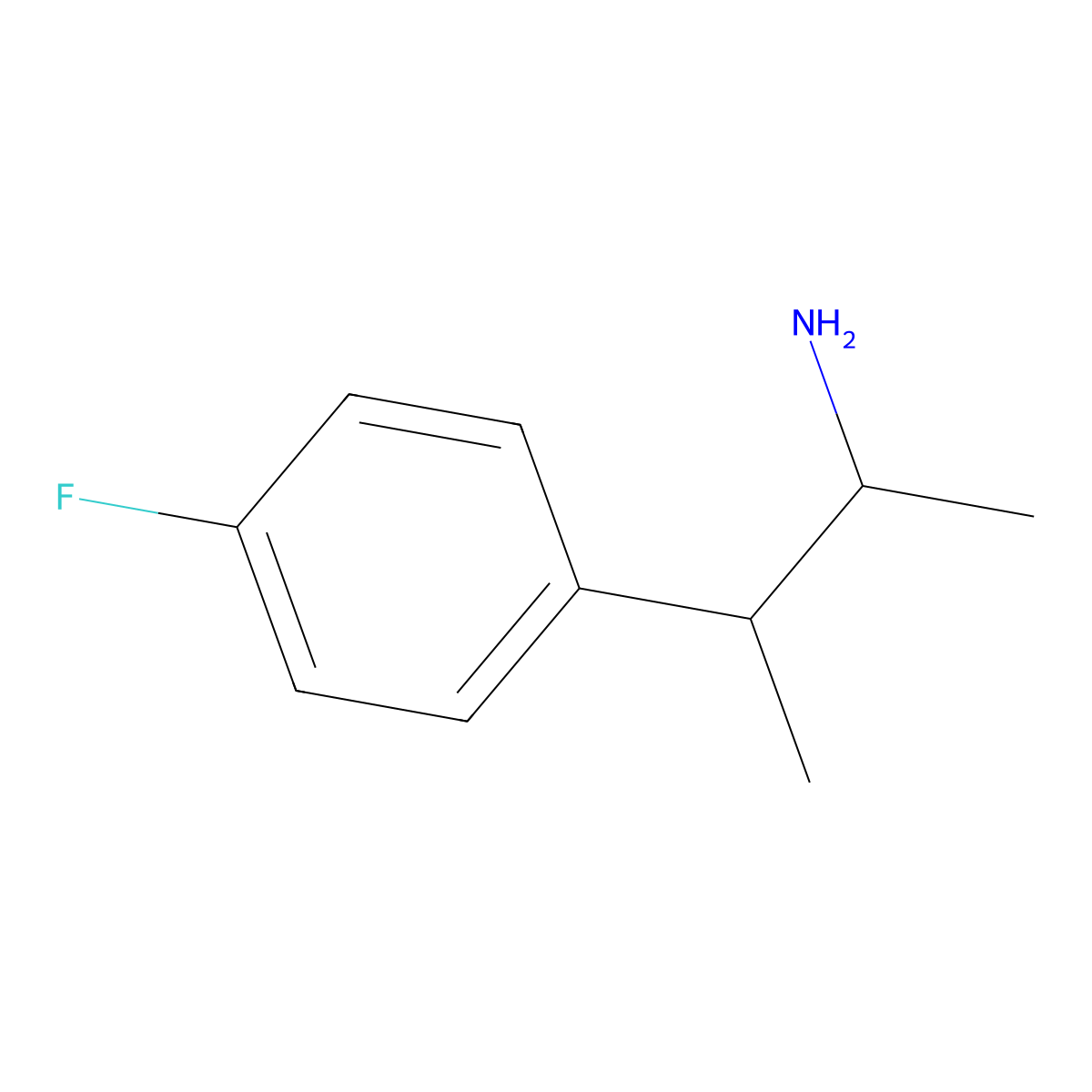 3-(4-Fluorophenyl)butan-2-amine molecular structure, CAS 1840-75-1