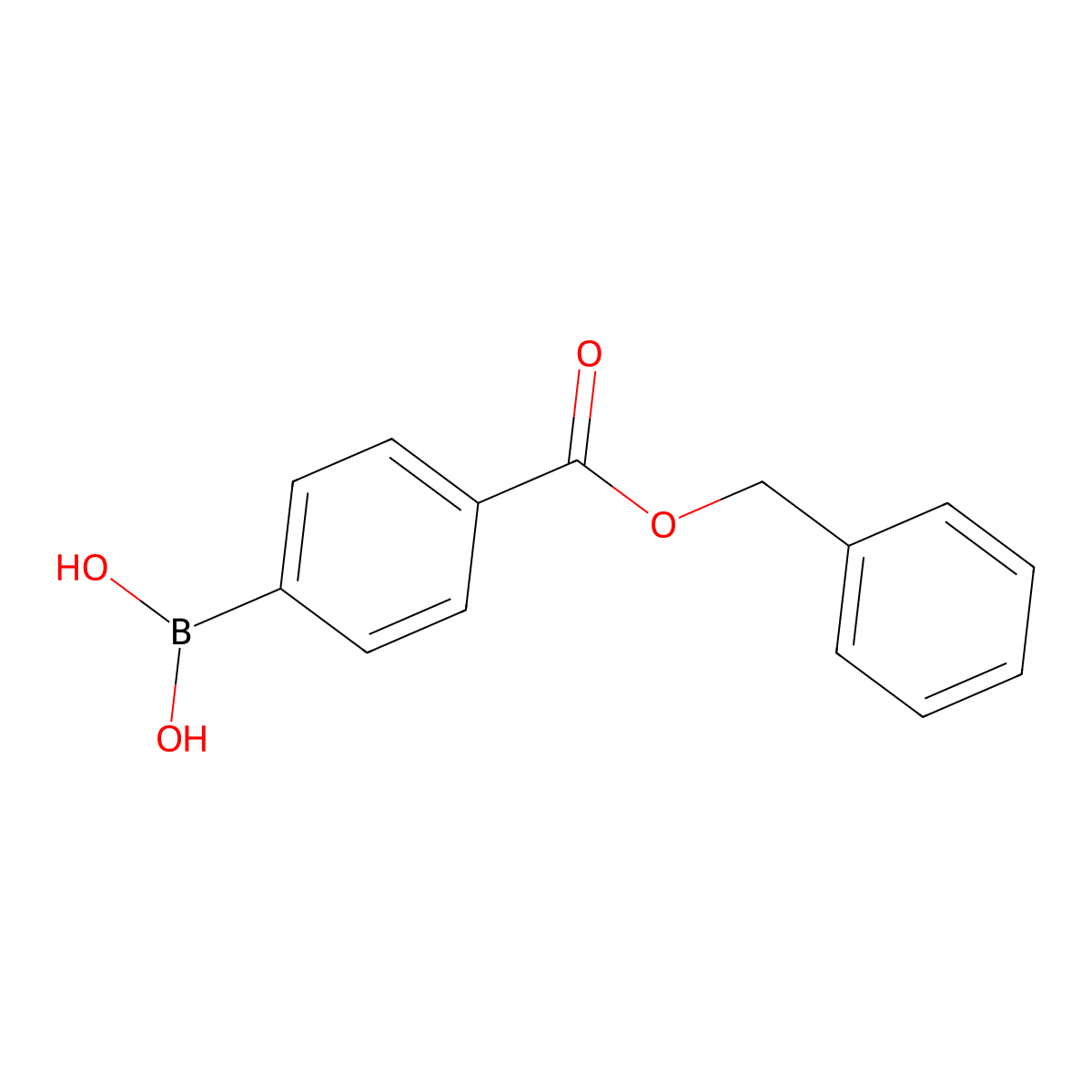 4-(Benzyloxycarbonyl)phenylboronic Acid molecular structure, CAS 184000-11-1