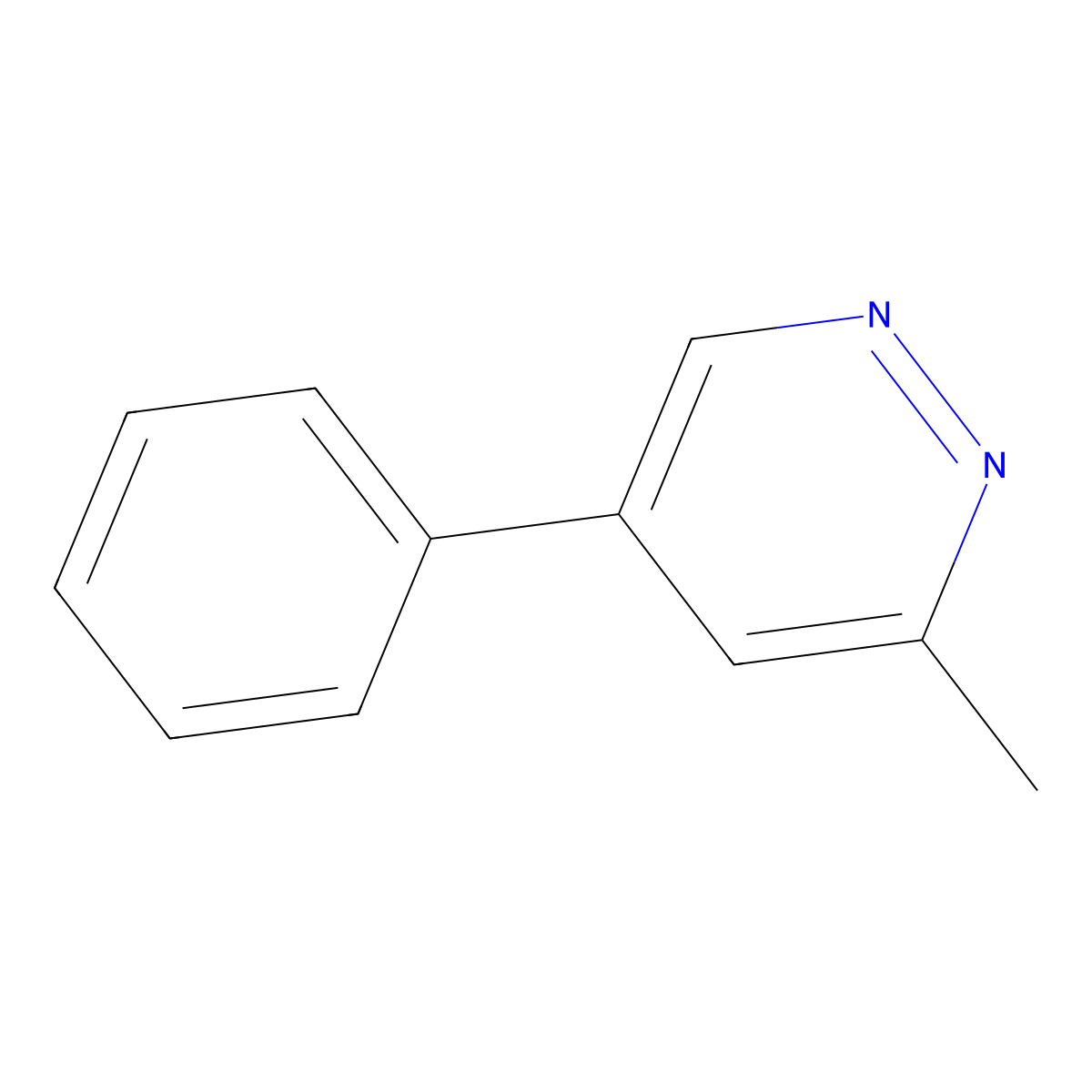 3-Methyl-5-phenylpyridazine molecular structure, CAS 184021-10-1