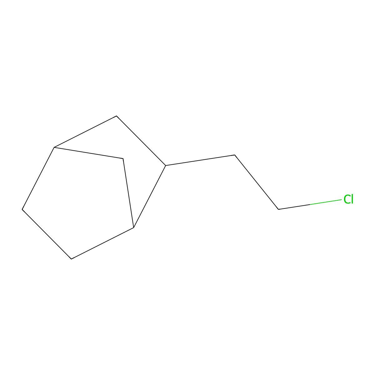 2-(2-Chloroethyl)bicyclo[2.2.1]heptane molecular structure, CAS 184030-99-7