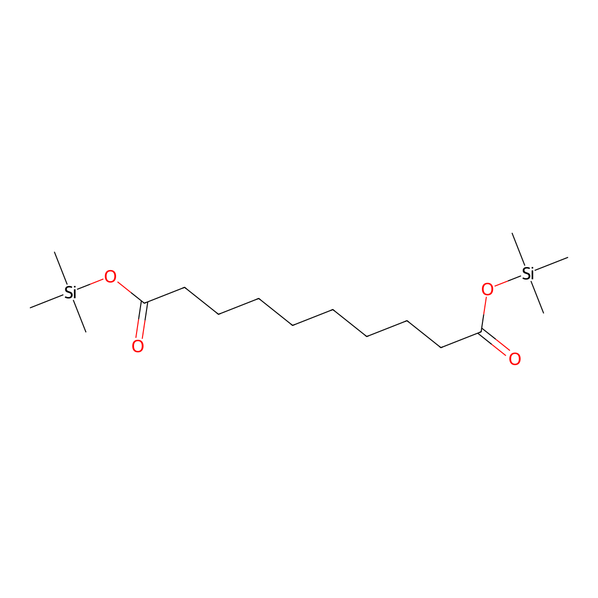 Bis(trimethylsilyl) sebacate molecular structure, CAS 18408-42-9