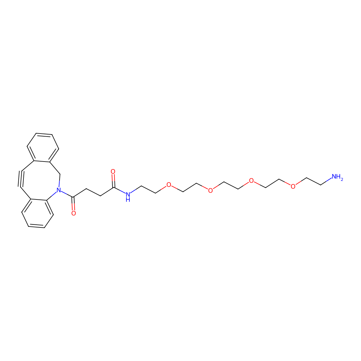 DBCO-PEG4-amine molecular structure, CAS 1840886-10-3