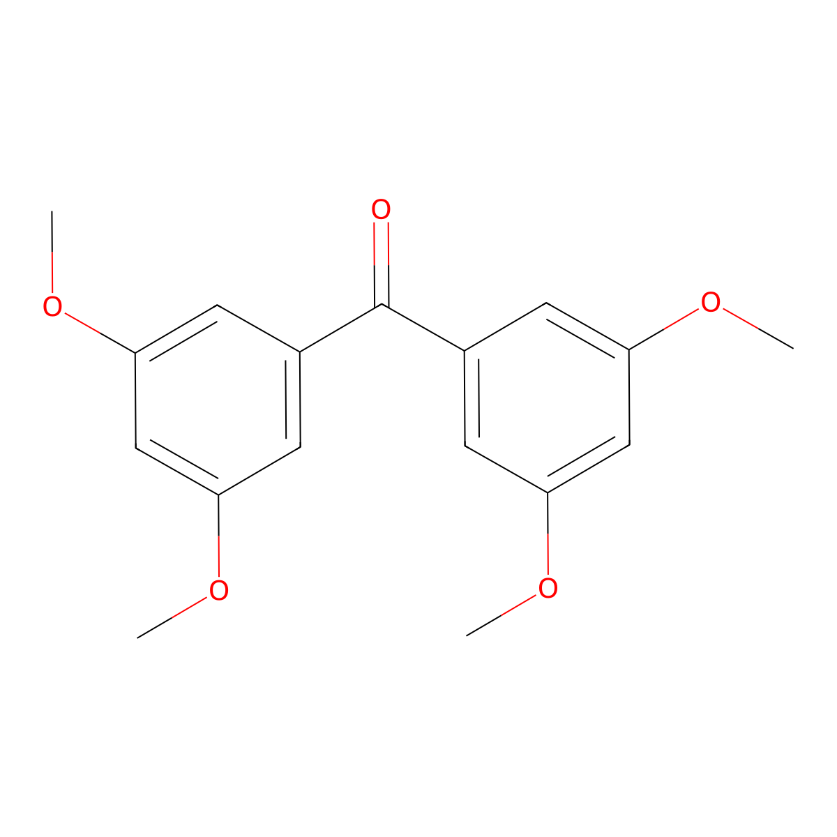 Bis(3,5-dimethoxyphenyl)methanone molecular structure, CAS 184090-09-3