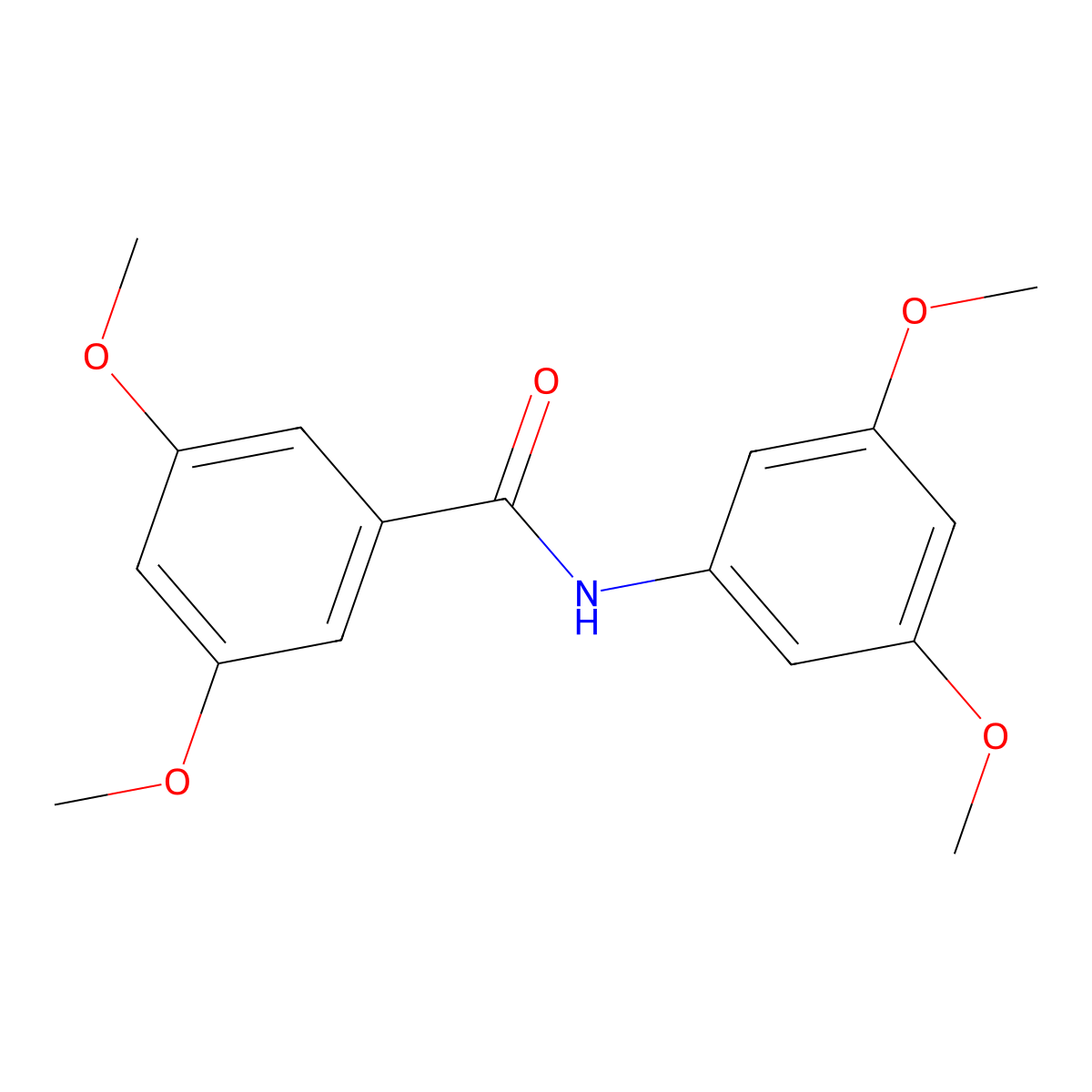 N-(3,5-dimethoxyphenyl)-3,5-dimethoxybenzamide molecular structure, CAS 184090-22-0