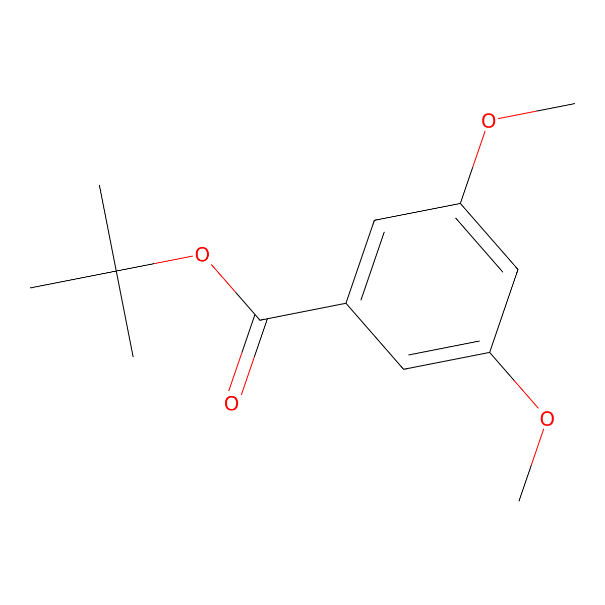Tert-butyl 3,5-dimethoxybenzoate molecular structure, CAS 184095-58-7