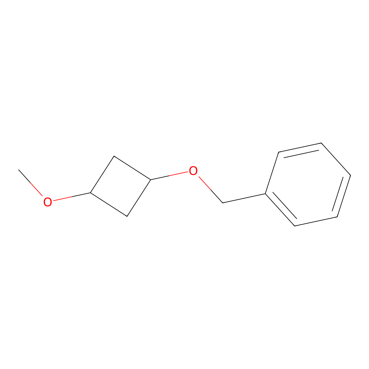 cis-1-(Benzyloxy)-3-methoxycyclobutane molecular structure, CAS 1840956-05-9