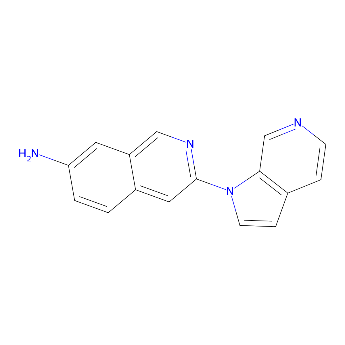 3-(1H-Pyrrolo[2,3-C]pyridin-1-YL)isoquinolin-7-amine molecular structure, CAS 1841078-81-6