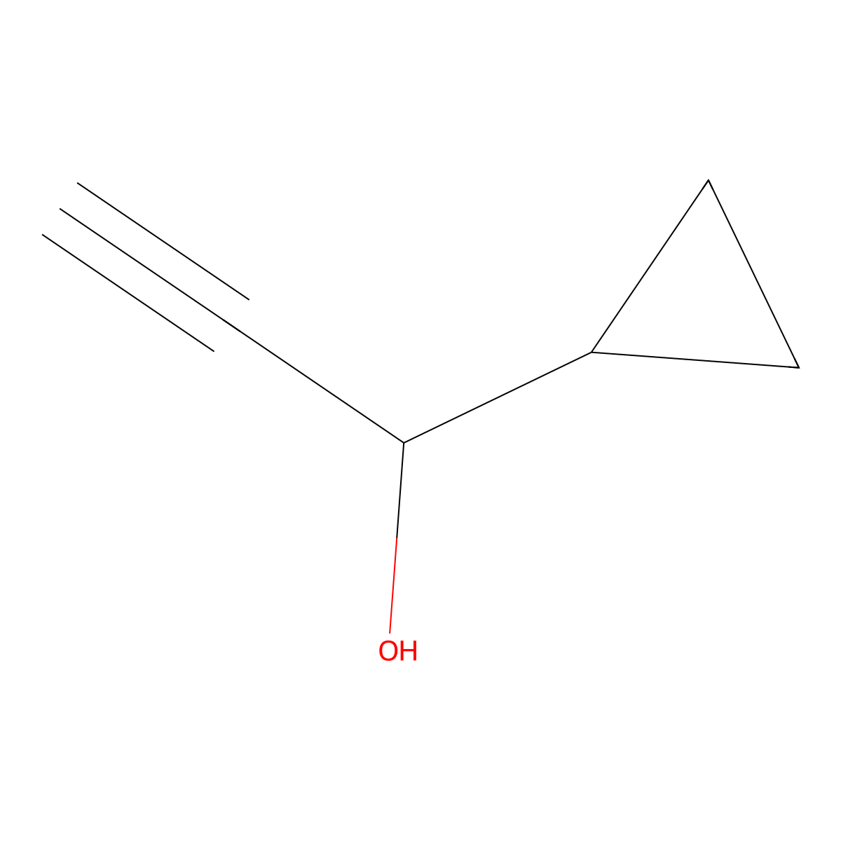 (1S)-1-cyclopropylprop-2-yn-1-ol molecular structure, CAS 1841086-69-8