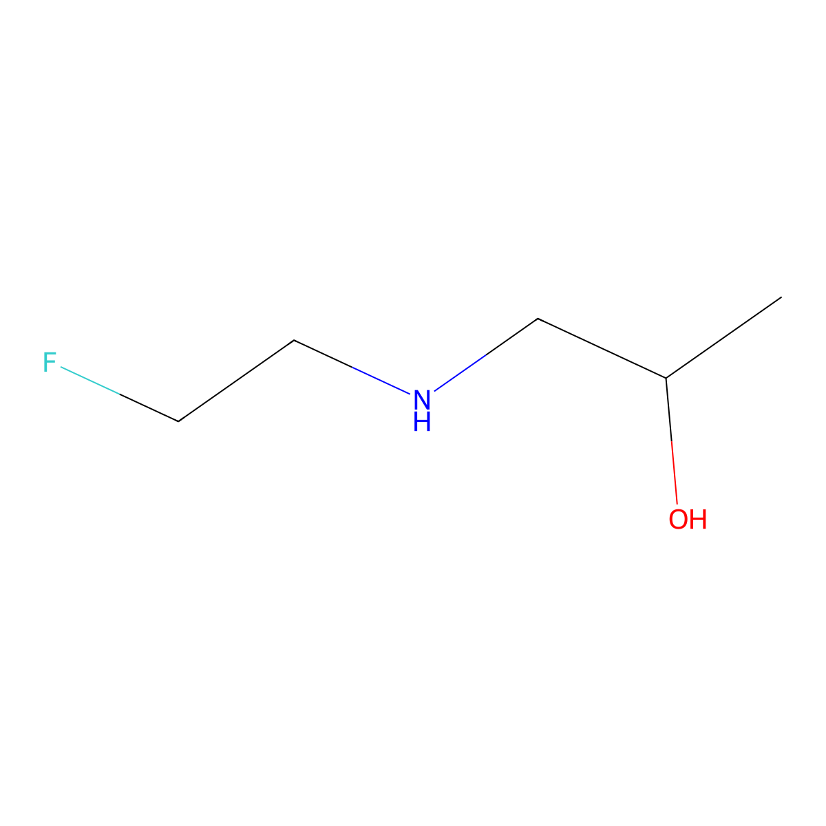 (2S)-1-[(2-fluoroethyl)amino]propan-2-ol molecular structure, CAS 1841104-98-0