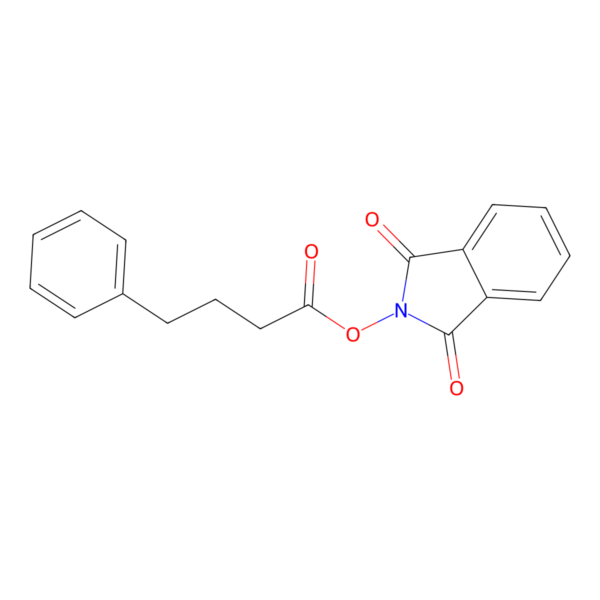 1,3-Dioxoisoindolin-2-yl 4-phenylbutanoate molecular structure, CAS 1841512-58-0