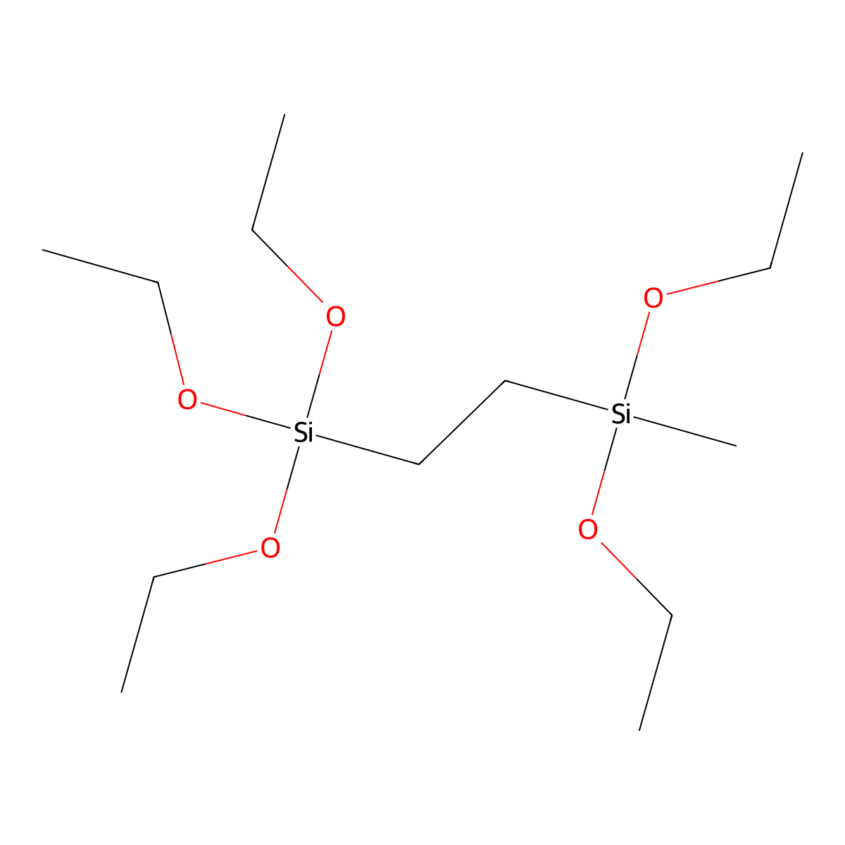 1-(Triethoxysilyl)-2-(diethoxymethylsilyl)-ethane molecular structure, CAS 18418-54-7