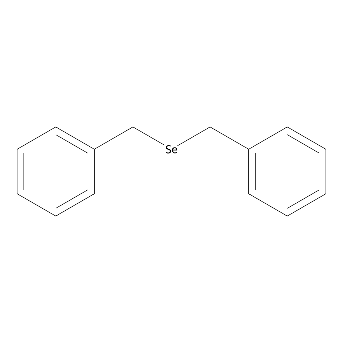 Benzene, 1,1'-[selenobis(methylene)]bis- molecular structure, CAS 1842-38-2
