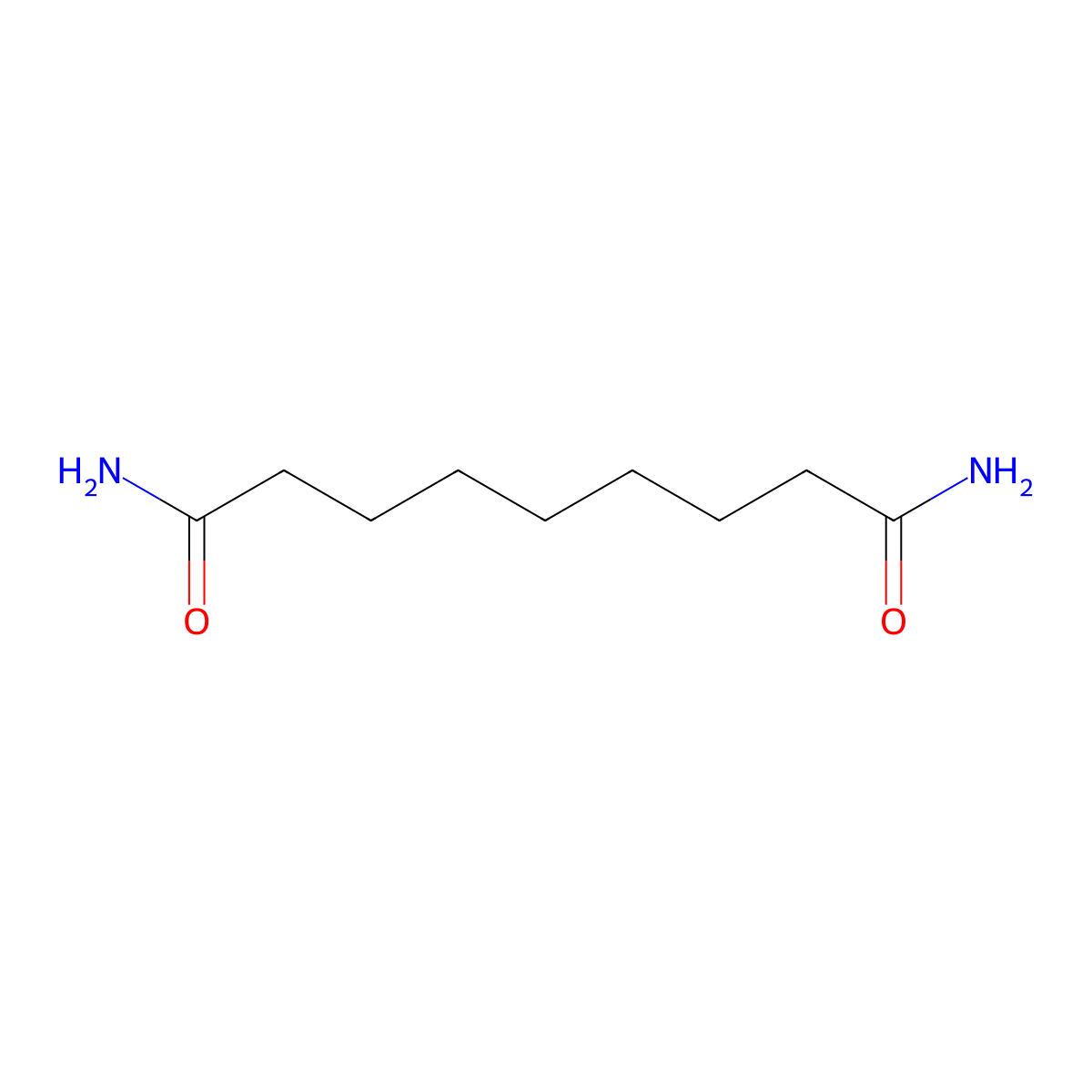 Nonanediamide molecular structure, CAS 1842-72-4