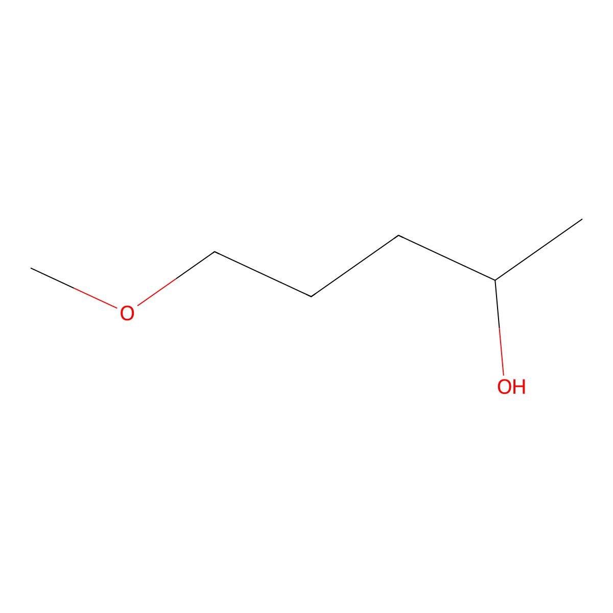 5-Methoxypentan-2-ol molecular structure, CAS 18423-18-2