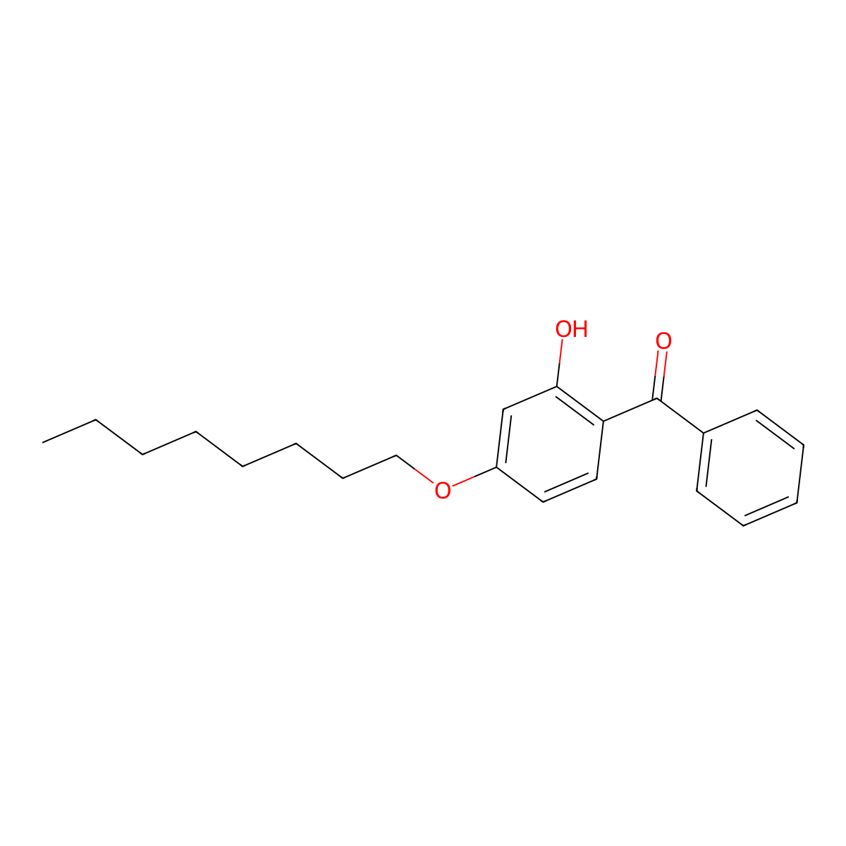 Octabenzone molecular structure, CAS 1843-05-6