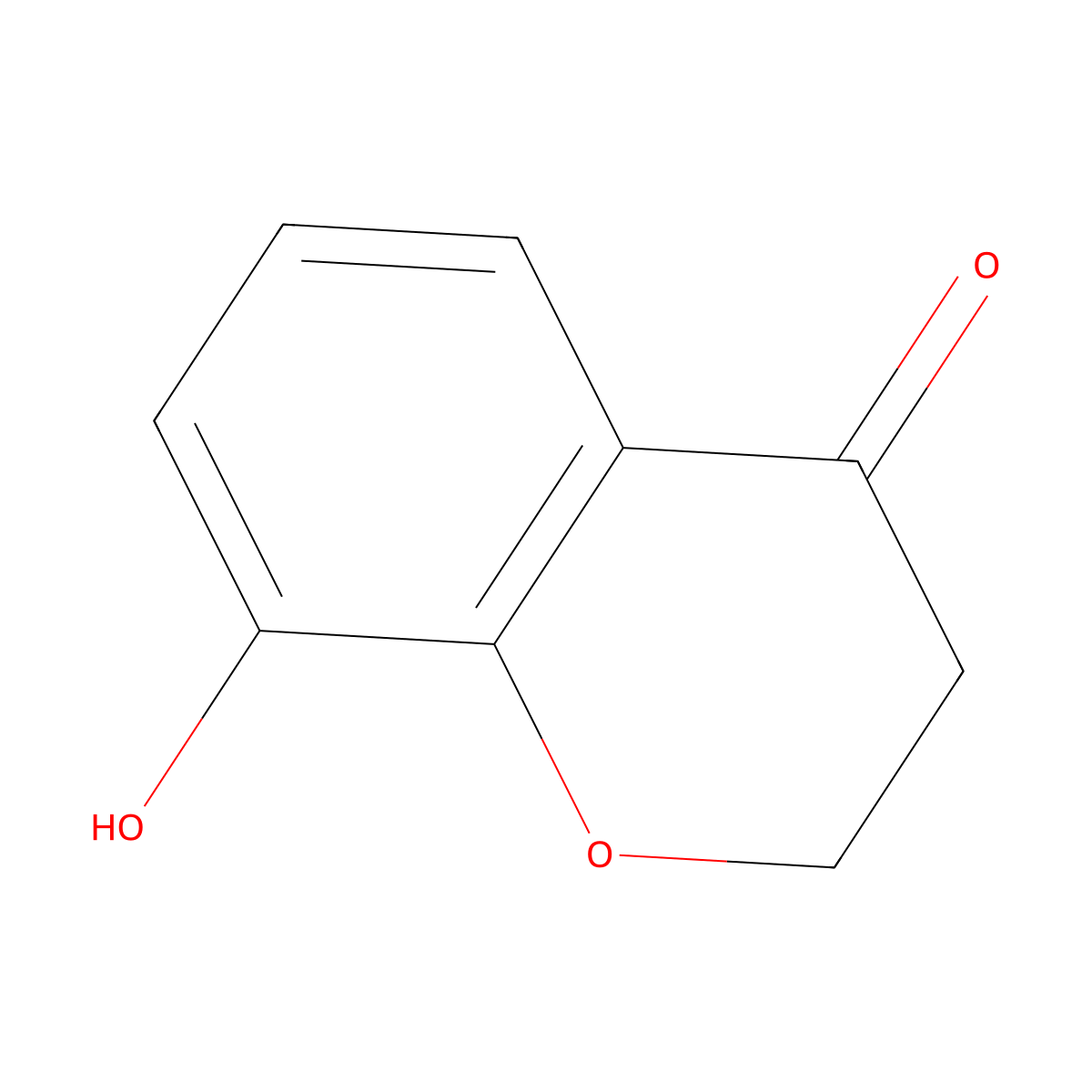 2,3-dihydro-8-hydroxy-4H-1-Benzopyran-4-one molecular structure, CAS 1843-90-9