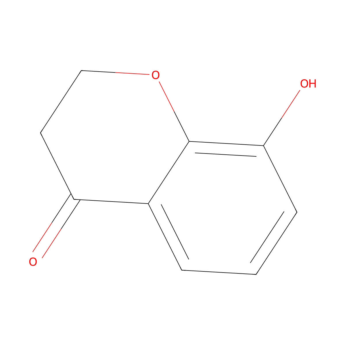 2,3-dihydro-8-hydroxy-4H-1-Benzopyran-4-one molecular structure, CAS 1843-90-9