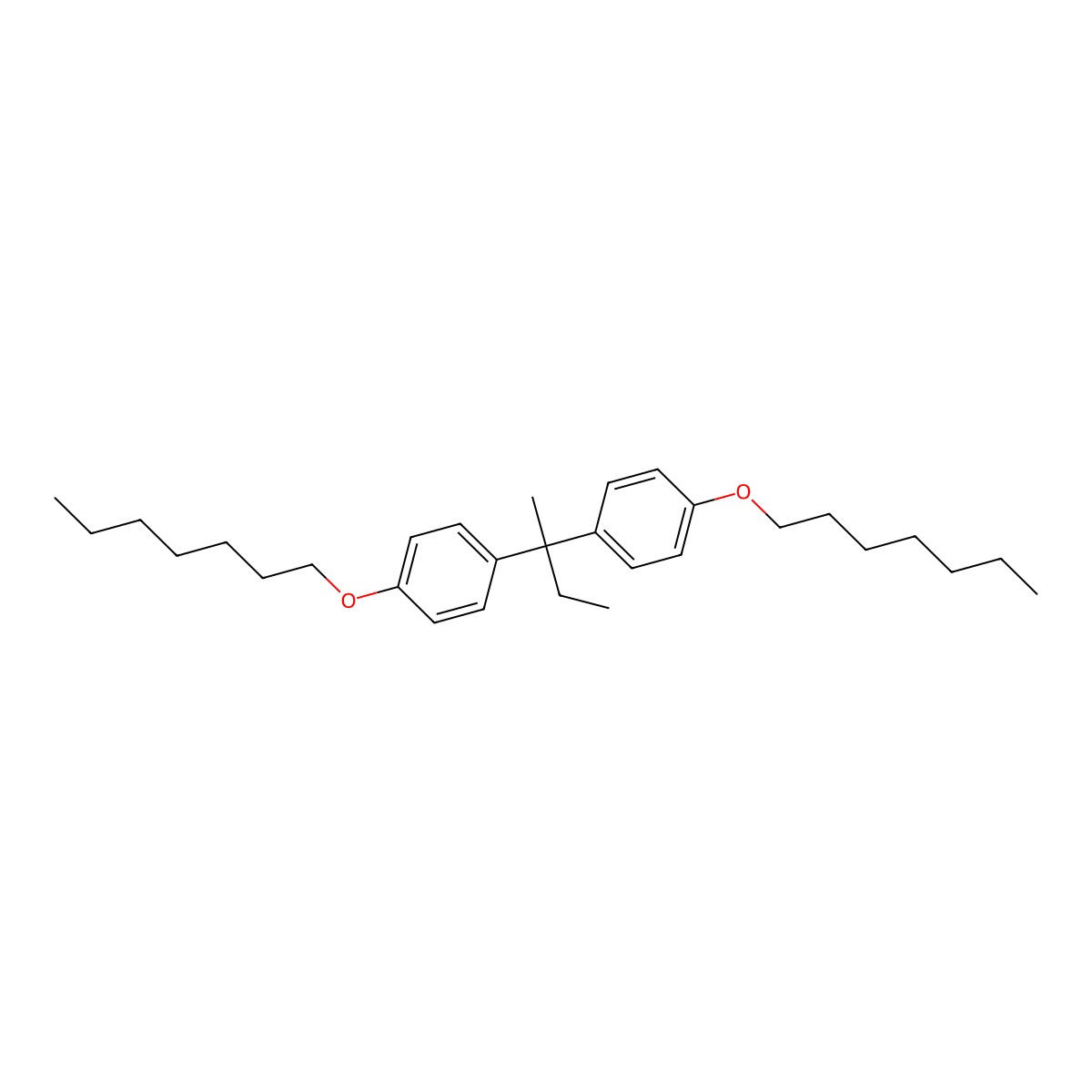 2,2-Bis(4-(heptyloxy)phenyl)butane molecular structure, CAS 1843235-41-5
