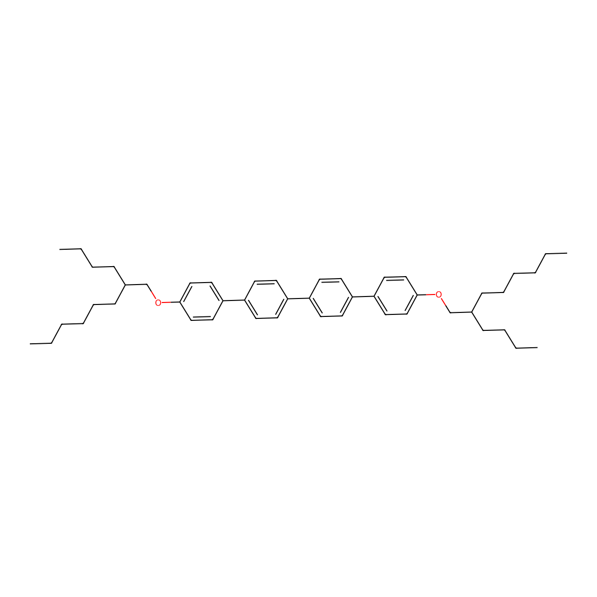 4,4'''-Bis((2-butyloctyl)oxy)-1,1':4',1'':4'',1'''-quaterphenyl molecular structure, CAS 18434-08-7