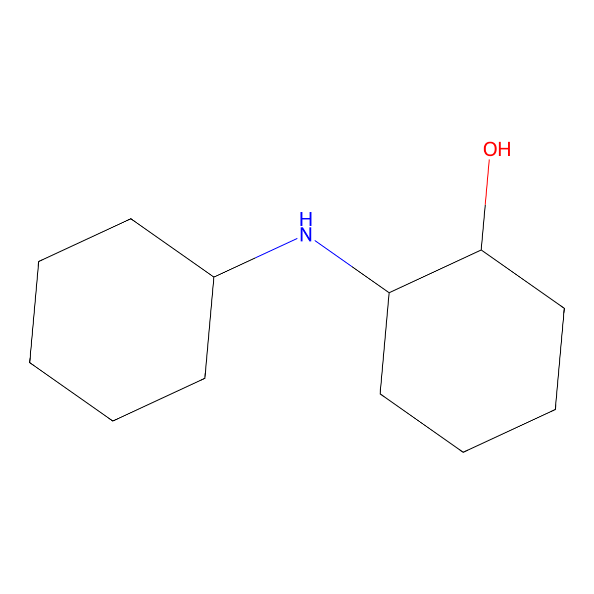(1S,2S)-2-(cyclohexylamino)cyclohexan-1-ol molecular structure, CAS 1843475-54-6