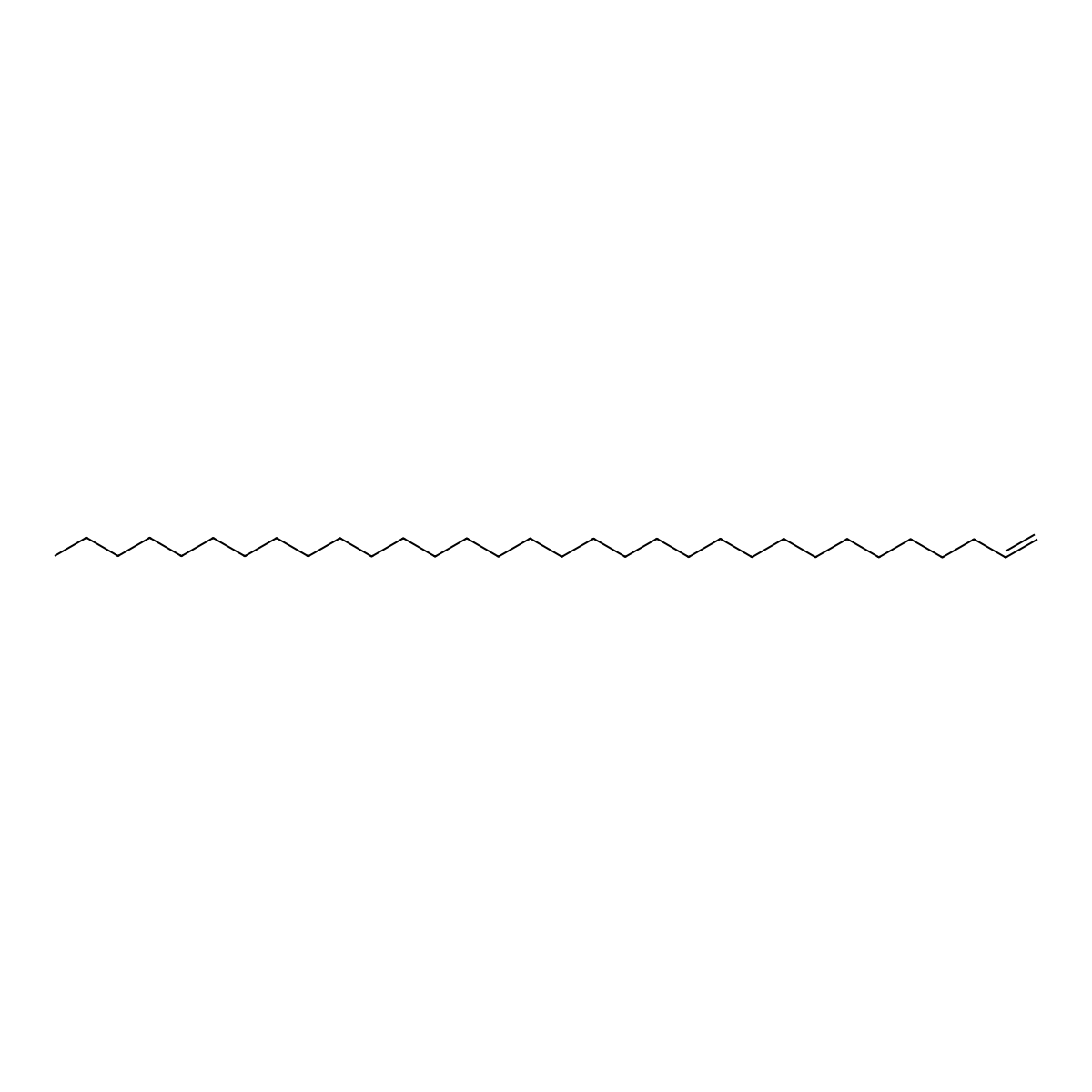 Dotriacont-1-ene molecular structure, CAS 18435-55-7