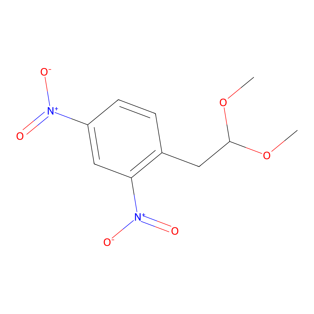 1-(2,2-Dimethoxyethyl)-2,4-dinitrobenzene molecular structure, CAS 18436-63-0