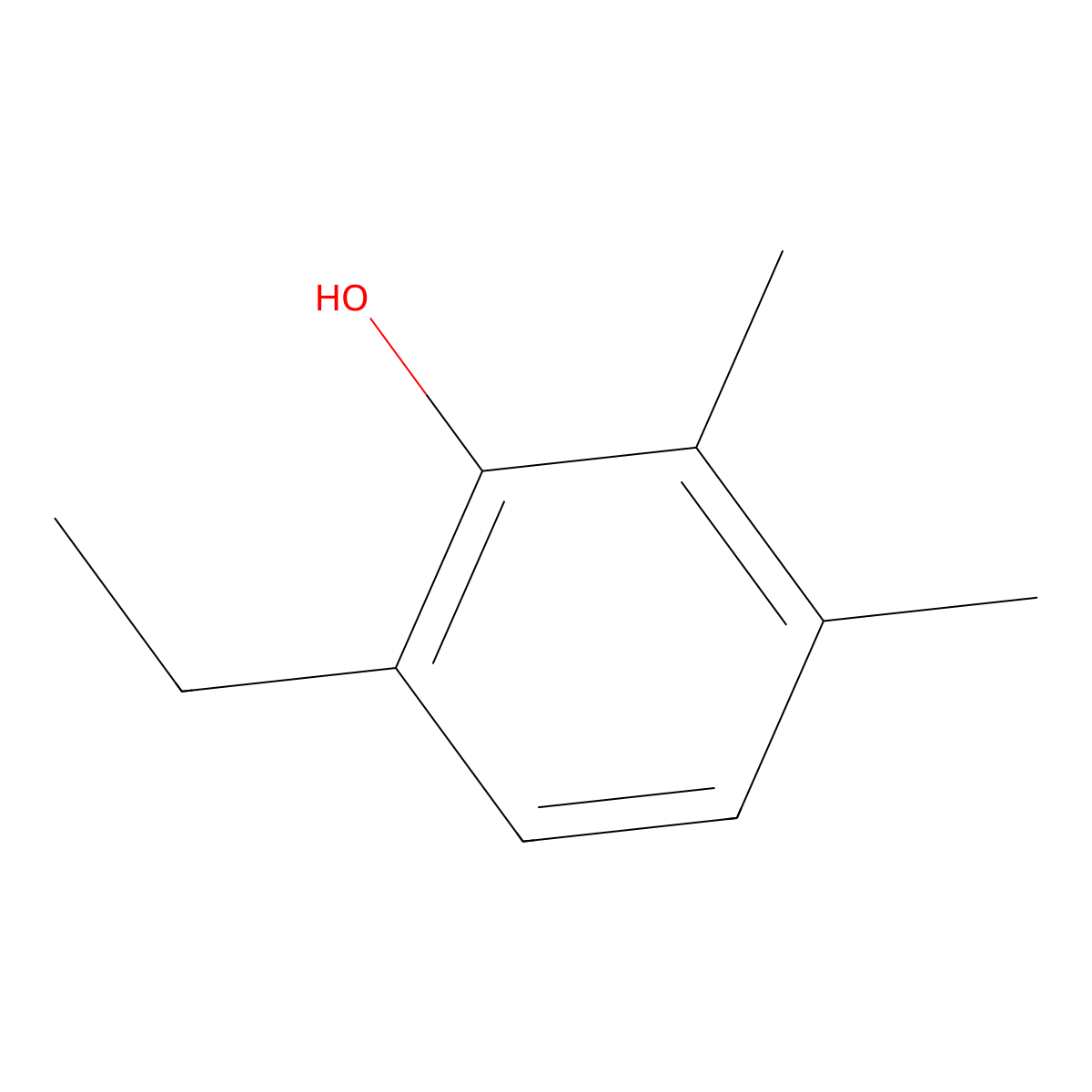 6-Ethyl-2,3-dimethylphenol molecular structure, CAS 18441-55-9