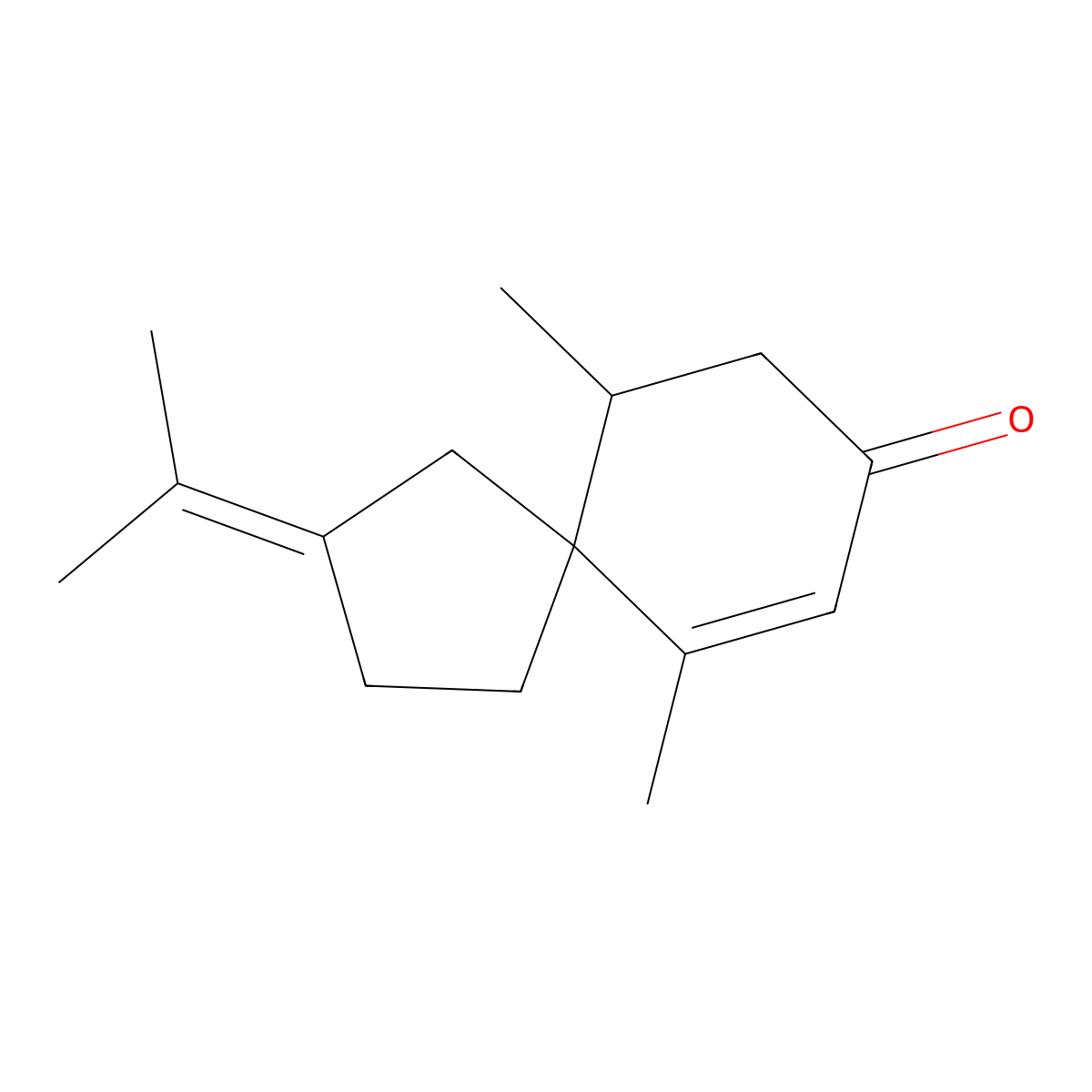 beta-Vetivone molecular structure, CAS 18444-79-6