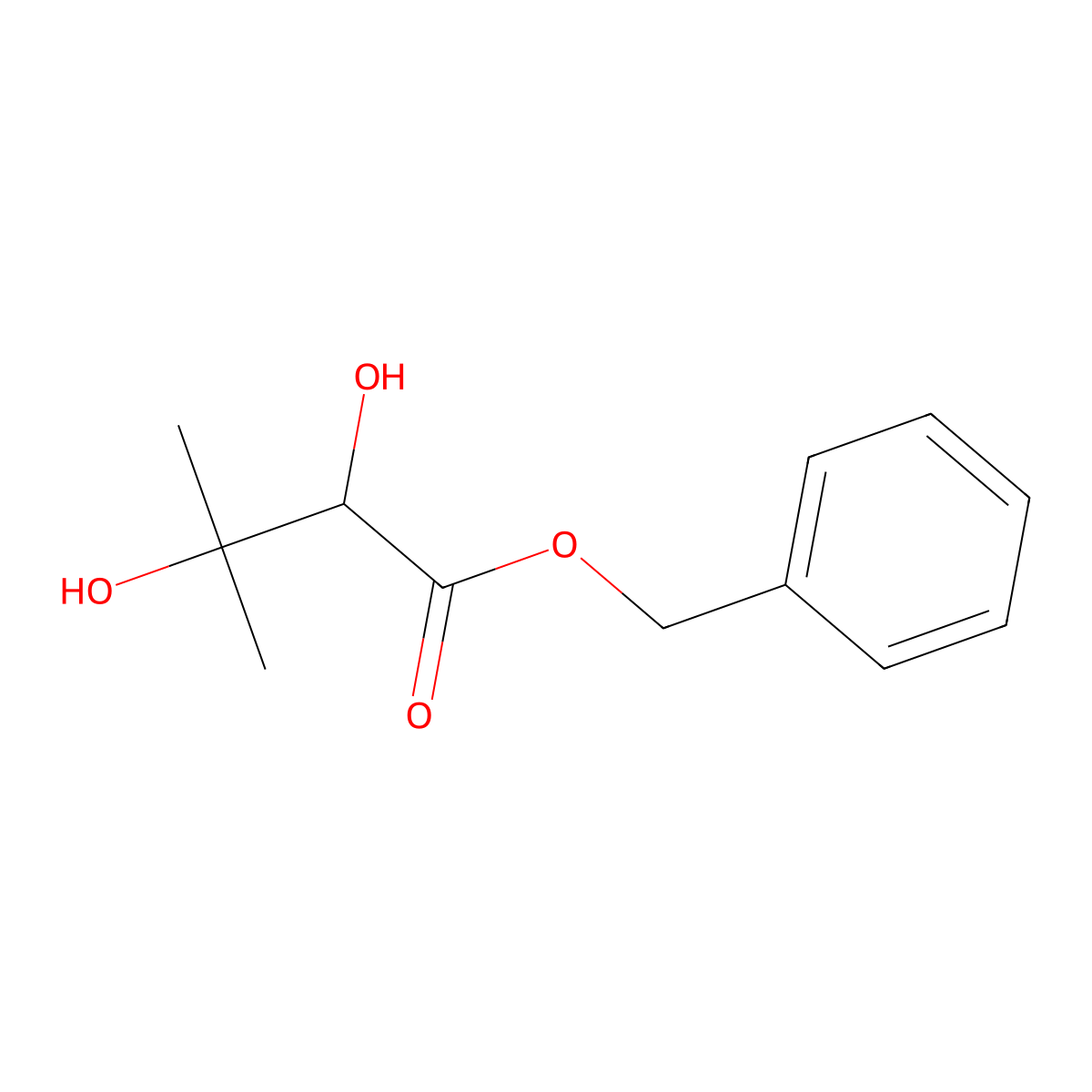 (R)-2,3-Dihydroxy-3-methyl-butyric acid benzyl ester molecular structure, CAS 184528-76-5