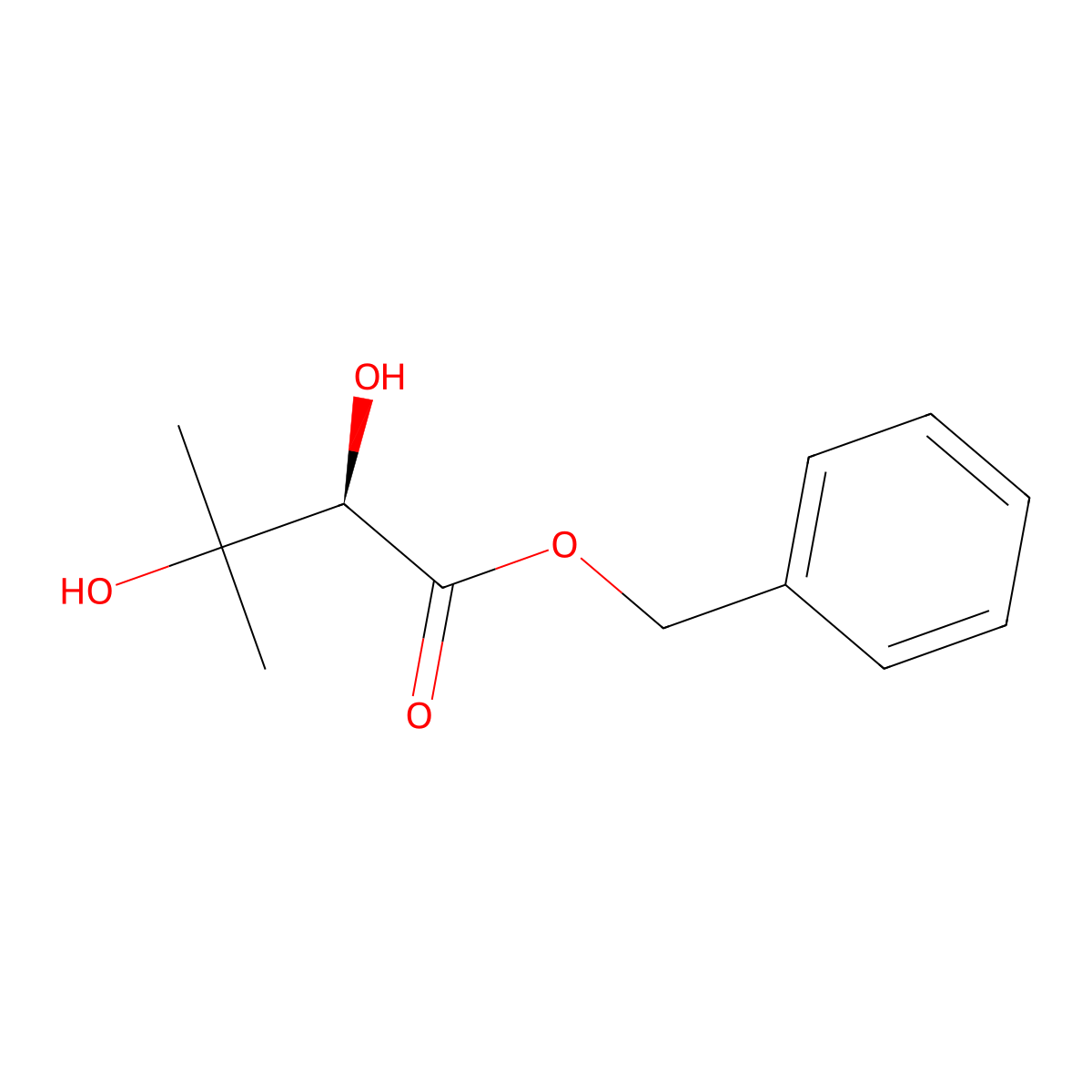 (R)-2,3-Dihydroxy-3-methyl-butyric acid benzyl ester molecular structure, CAS 184528-76-5