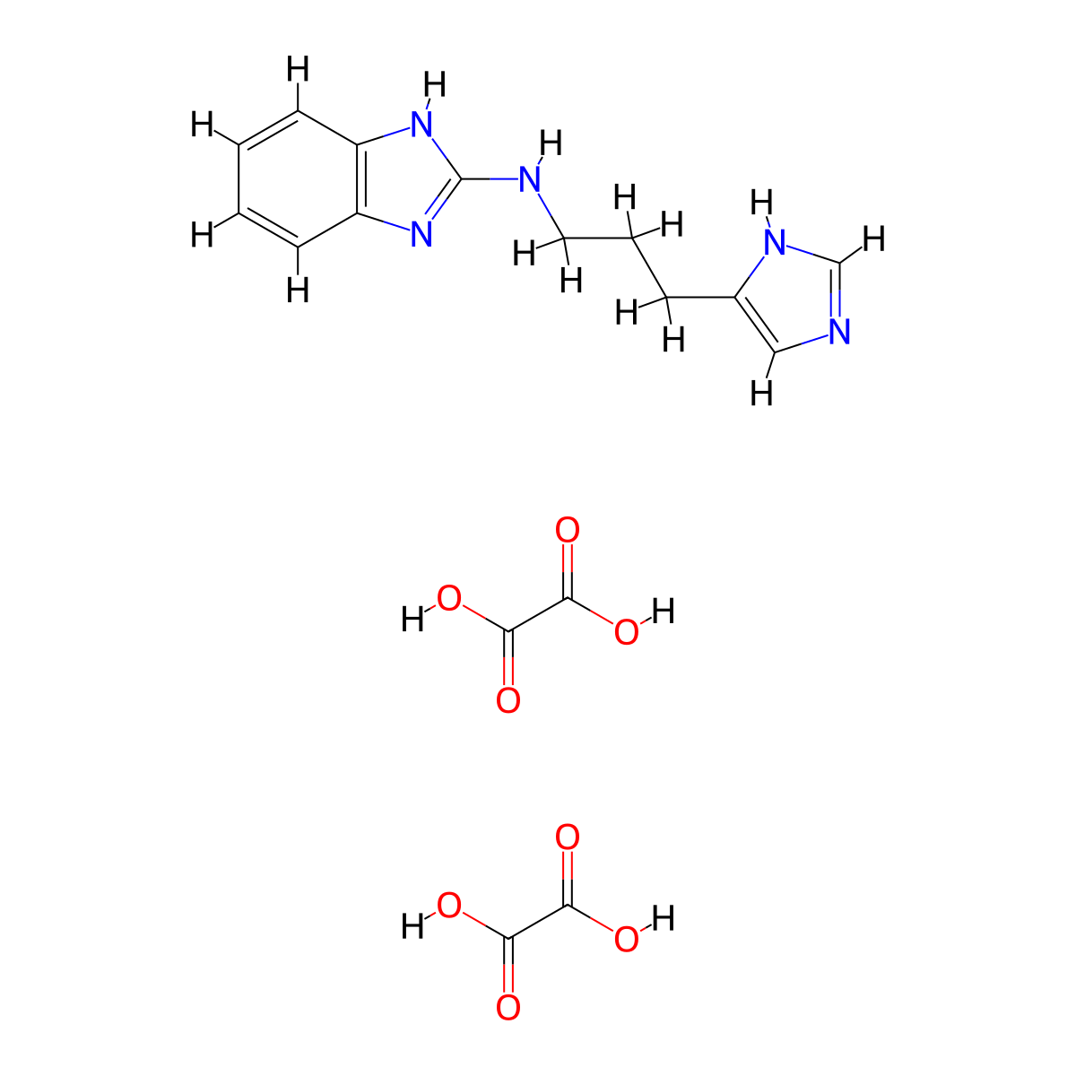 ROS 234 dioxalate molecular structure, CAS 184576-87-2