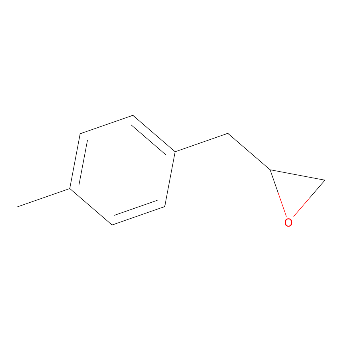 2-[(4-Methylphenyl)methyl]oxirane molecular structure, CAS 18458-01-0