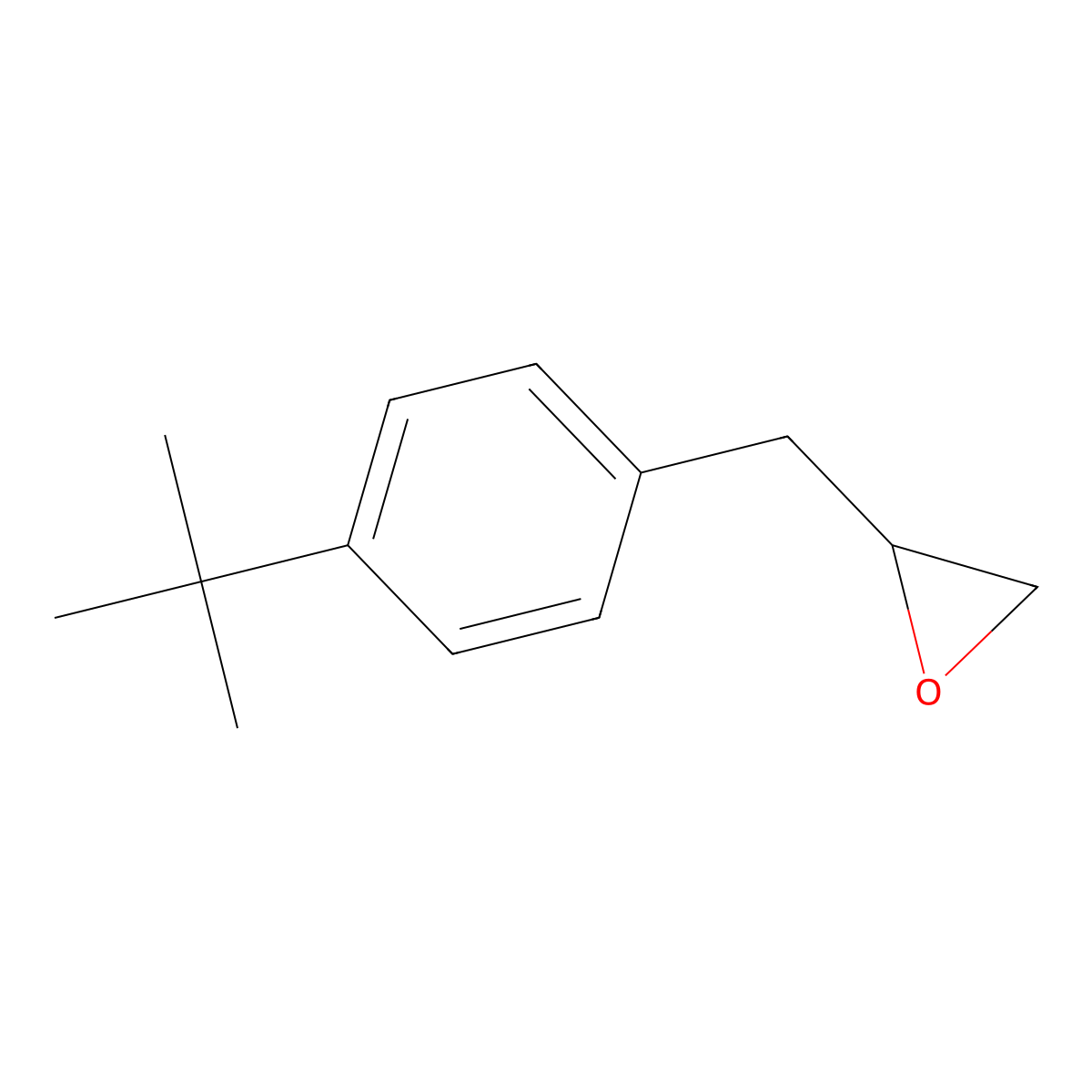 2-[(4-Tert-butylphenyl)methyl]oxirane molecular structure, CAS 18458-02-1