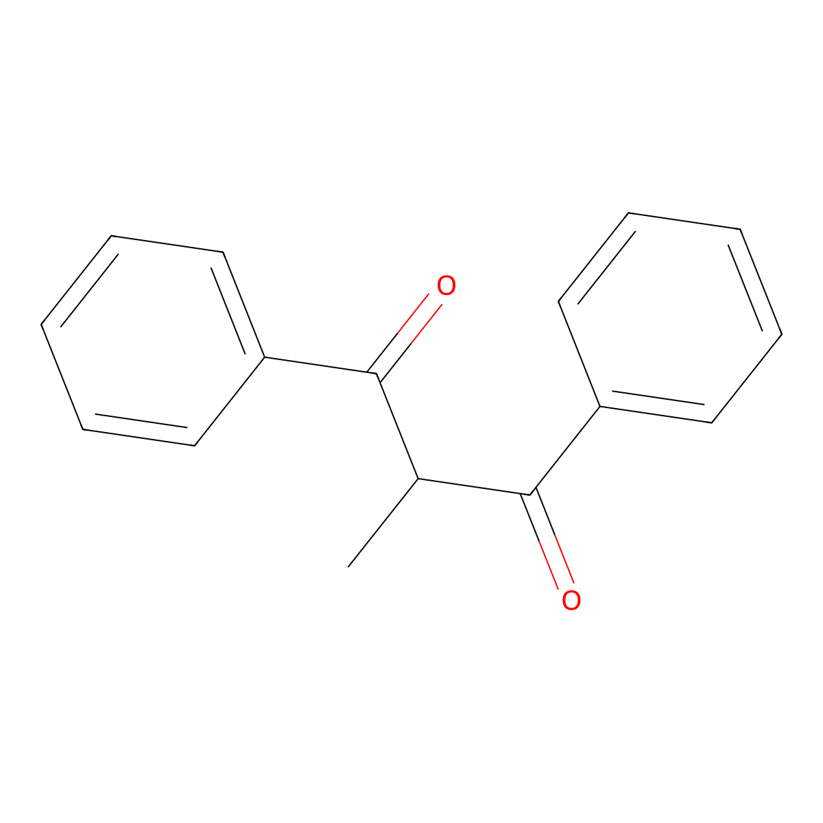 1,3-Diphenyl-2-methyl-1,3-propandione molecular structure, CAS 1846-29-3